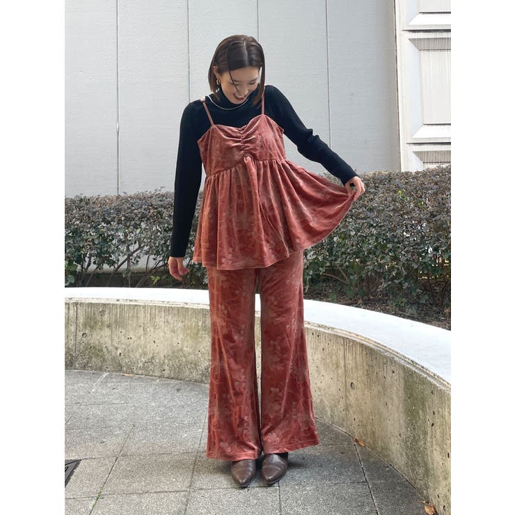 ベロア刺繍ラフパンツ | Ungrid | 詳細画像25 