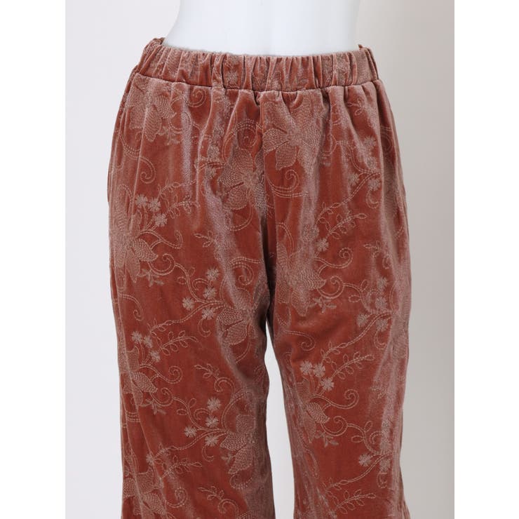 ベロア刺繍ラフパンツ | Ungrid | 詳細画像37 