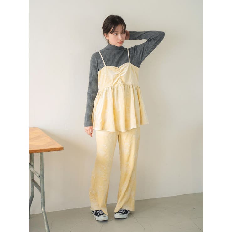 ベロア刺繍ラフパンツ | Ungrid | 詳細画像7 