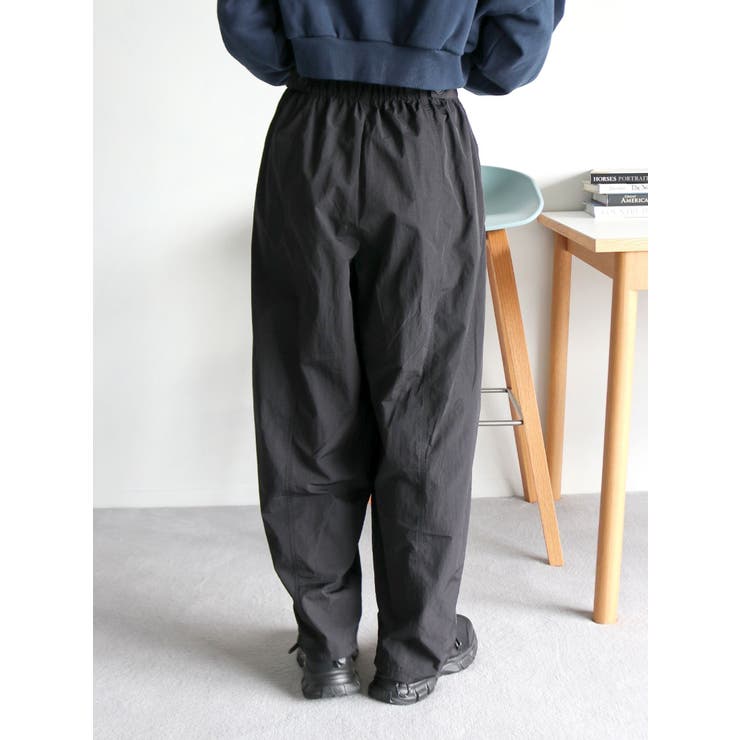 ナイロン混ボリュームラフパンツ | Ungrid | 詳細画像14 