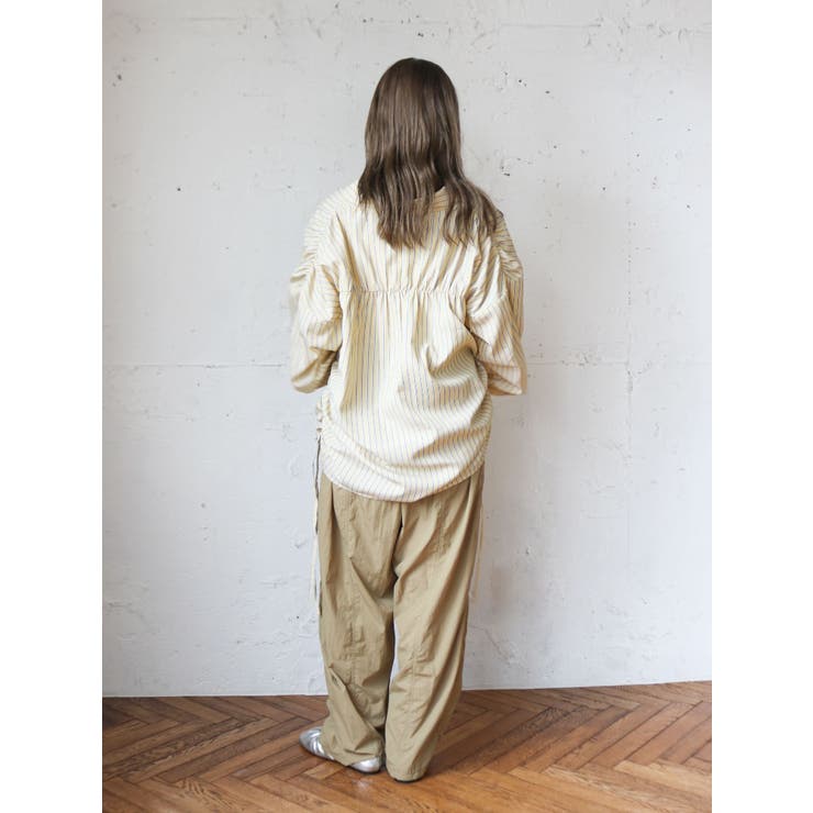 ナイロン混ボリュームラフパンツ | Ungrid | 詳細画像25 