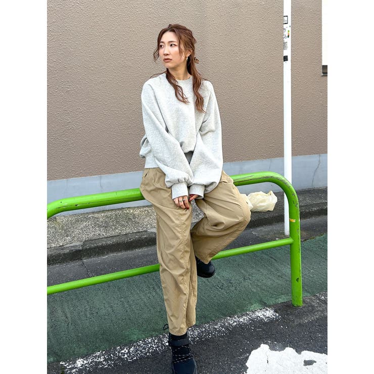 ナイロン混ボリュームラフパンツ | Ungrid | 詳細画像30 