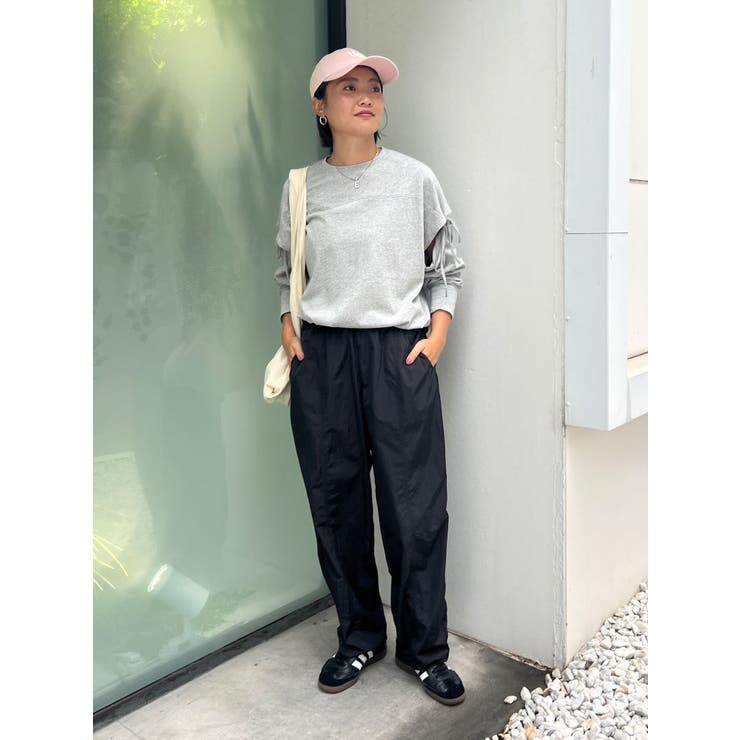 ナイロン混ボリュームラフパンツ | Ungrid | 詳細画像35 