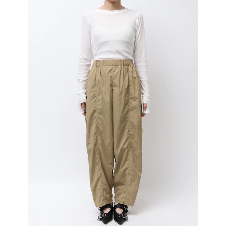 ナイロン混ボリュームラフパンツ | Ungrid | 詳細画像47 