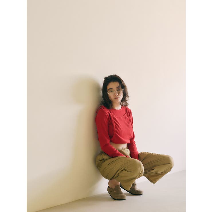 ナイロン混ボリュームラフパンツ | Ungrid | 詳細画像5 