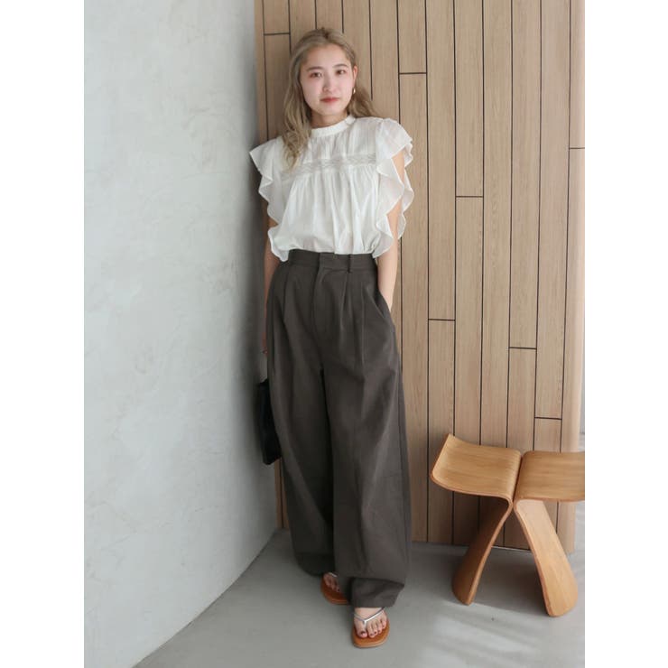 コクーンチノパンツ | Ungrid | 詳細画像8 