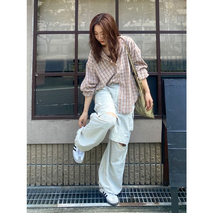 【WEB限定】デザインラフルーズパンツ | Ungrid | 詳細画像1 