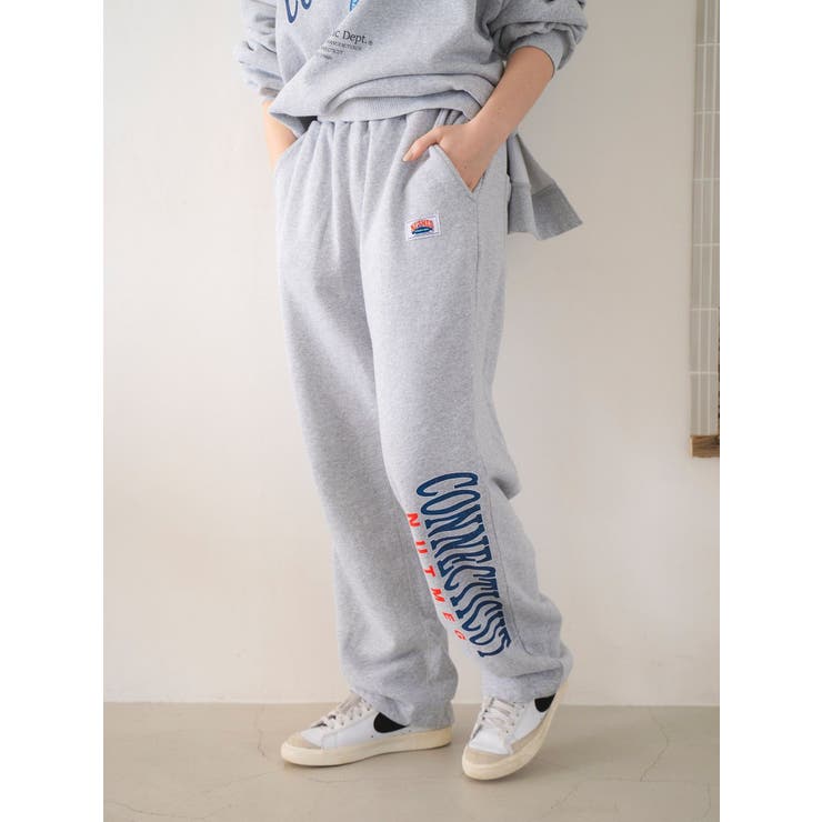 NUTMEG別注 ロゴデザインスウェットパンツ[品番：MKSW0062508]｜Ungrid