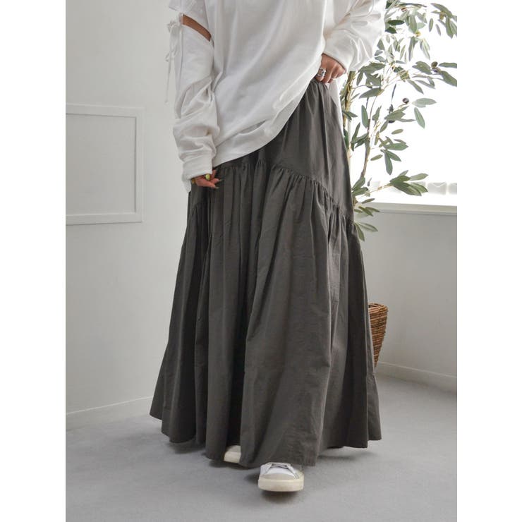 ギャザーデザインスカート | Ungrid | 詳細画像24 