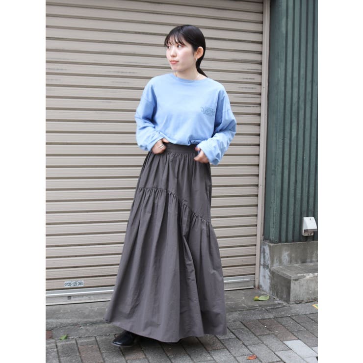 ギャザーデザインスカート[品番：MKSW0062196]｜Ungrid（アン