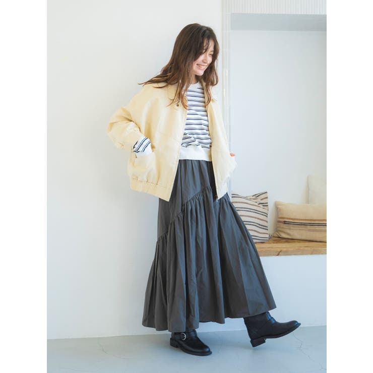 ギャザーデザインスカート | Ungrid | 詳細画像5 