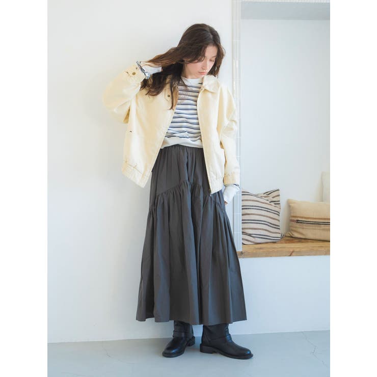 ギャザーデザインスカート | Ungrid | 詳細画像8 