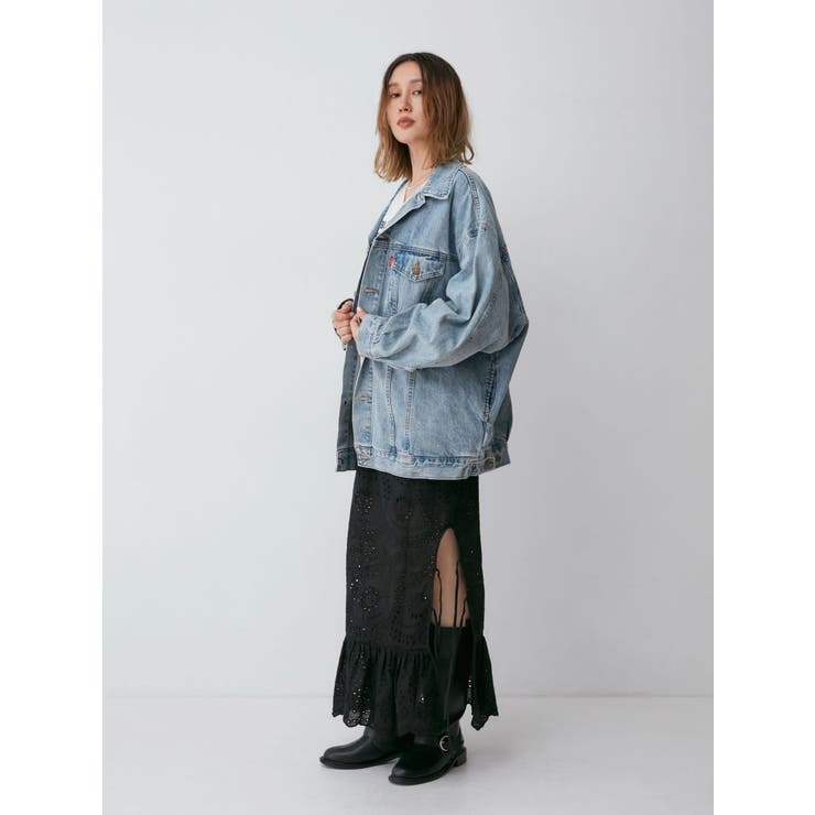 カットワークレースコンビスカート | Ungrid | 詳細画像28 