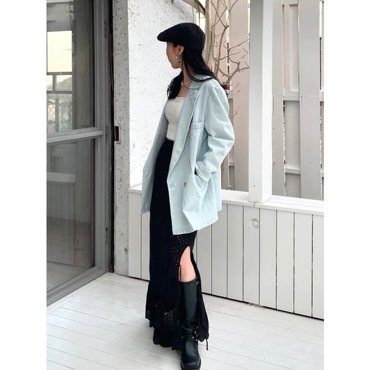 カットワークレースコンビスカート | Ungrid | 詳細画像29 