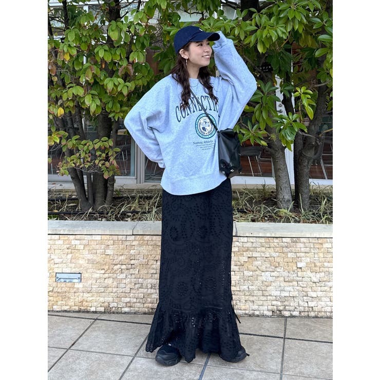 カットワークレースコンビスカート | Ungrid | 詳細画像45 