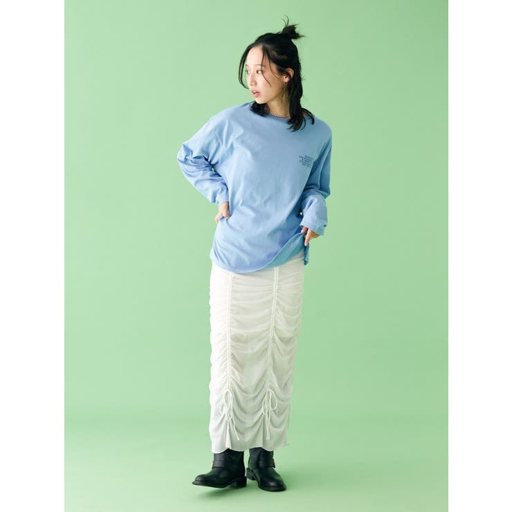 【WEB限定】シャーリングデザインスカート | Ungrid | 詳細画像13 