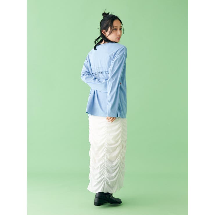 【WEB限定】シャーリングデザインスカート | Ungrid | 詳細画像14 