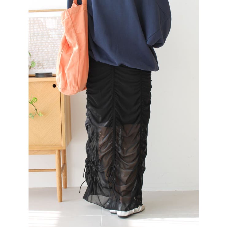 【WEB限定】シャーリングデザインスカート | Ungrid | 詳細画像17 