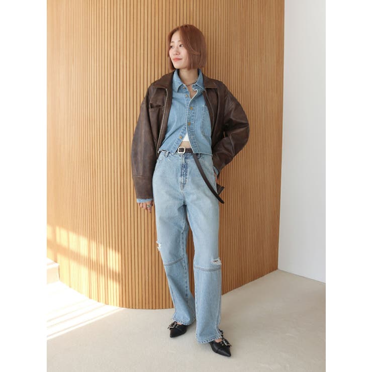 レザーロングベルト | Ungrid | 詳細画像14 