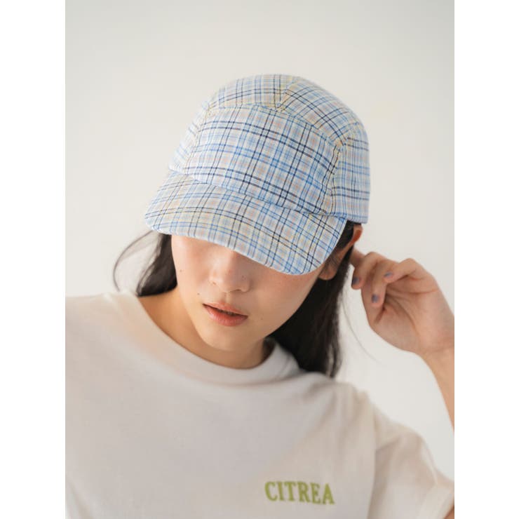 ブルー | チェックジェットキャップ | Ungrid