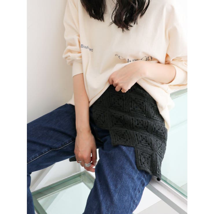 ニットデザインスカート | Ungrid | 詳細画像15 