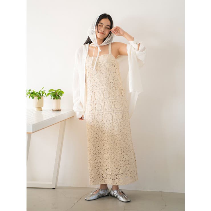 シアーエンブロイダリーボンネット | Ungrid | 詳細画像9 