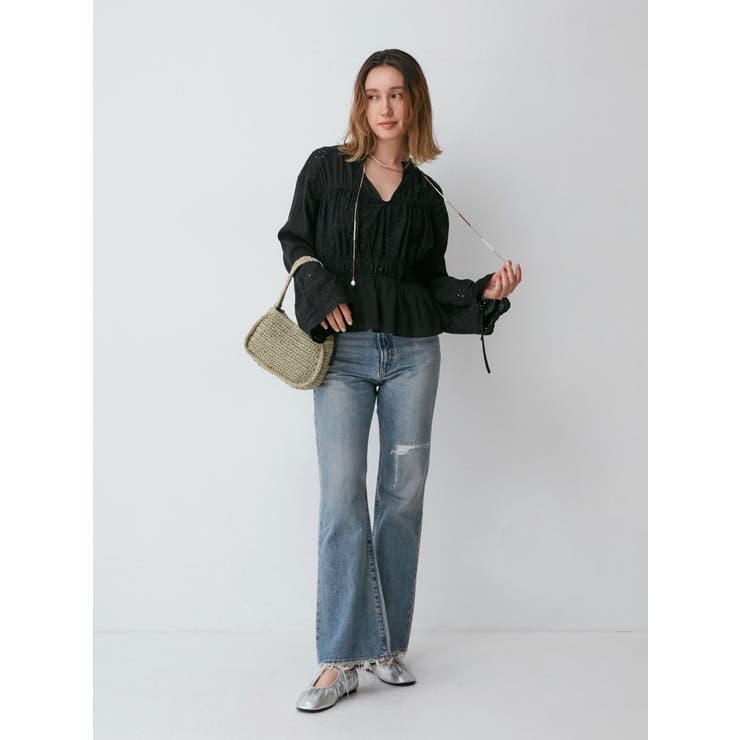 ギャザーフラットシューズ | Ungrid | 詳細画像14 