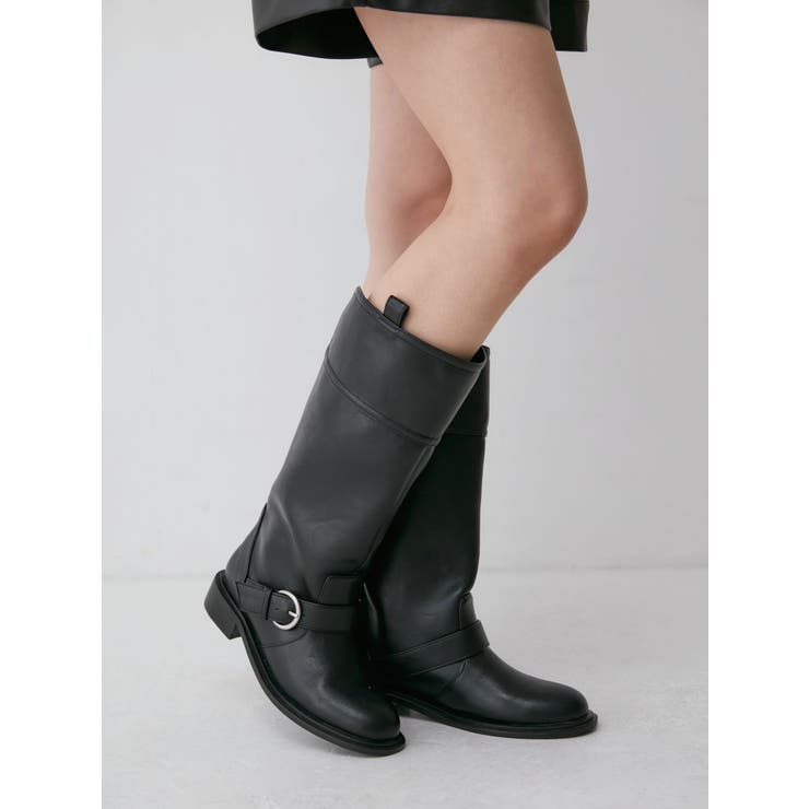 バックルコンビロングブーツ | Ungrid | 詳細画像2 