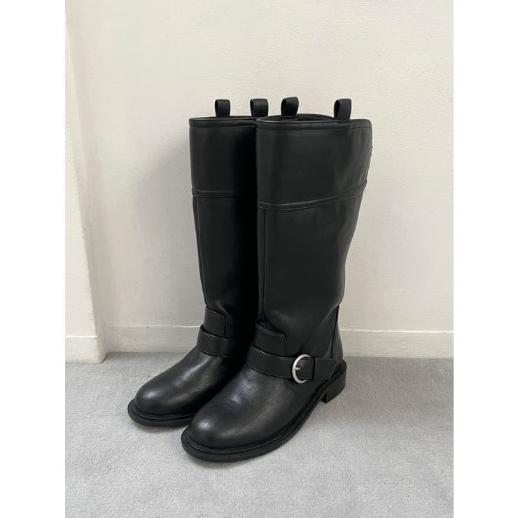 バックルコンビロングブーツ | Ungrid | 詳細画像30 