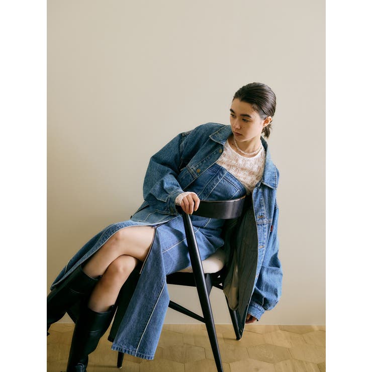 バックルコンビロングブーツ | Ungrid | 詳細画像4 