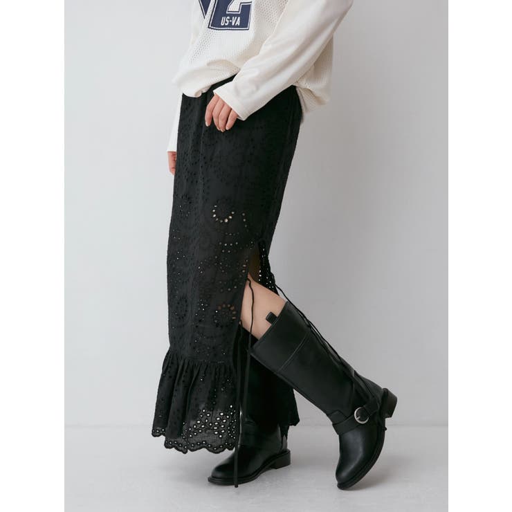 バックルコンビロングブーツ | Ungrid | 詳細画像8 