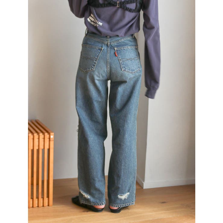 ヘムスリットクラッシュデザインデニム | Ungrid | 詳細画像17 