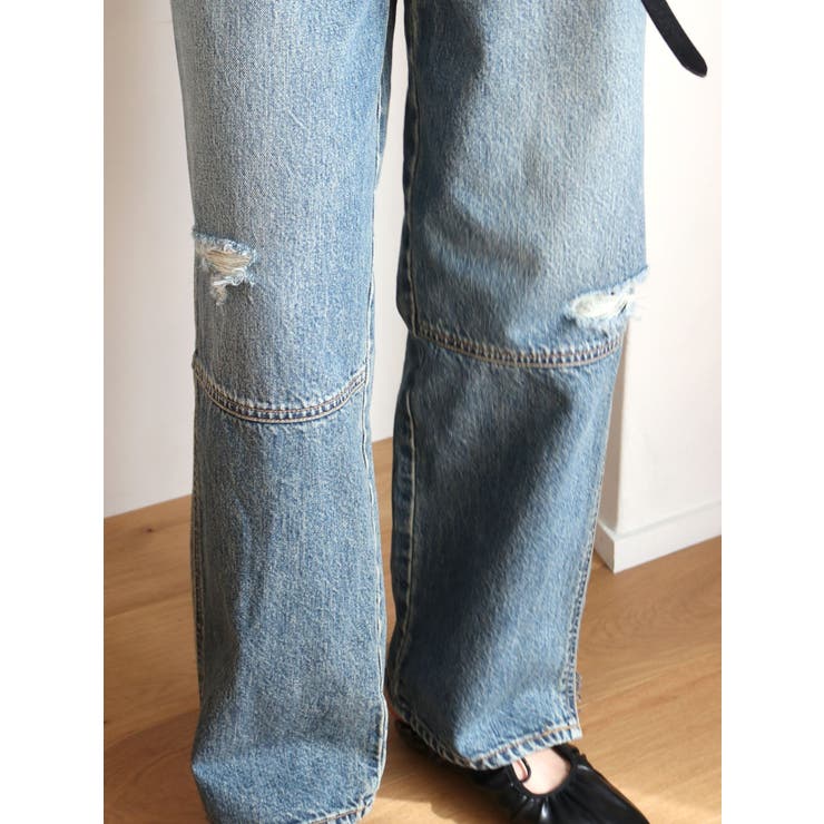 ヘムスリットクラッシュデザインデニム | Ungrid | 詳細画像18 