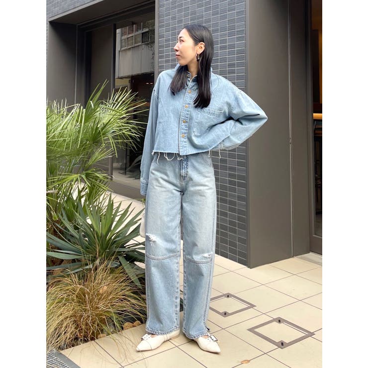 ヘムスリットクラッシュデザインデニム | Ungrid | 詳細画像37 