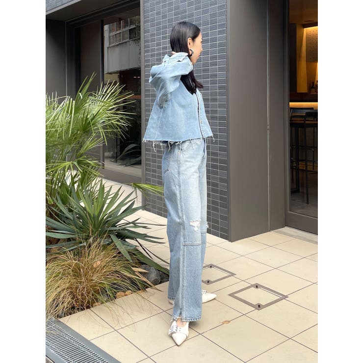 ヘムスリットクラッシュデザインデニム | Ungrid | 詳細画像39 