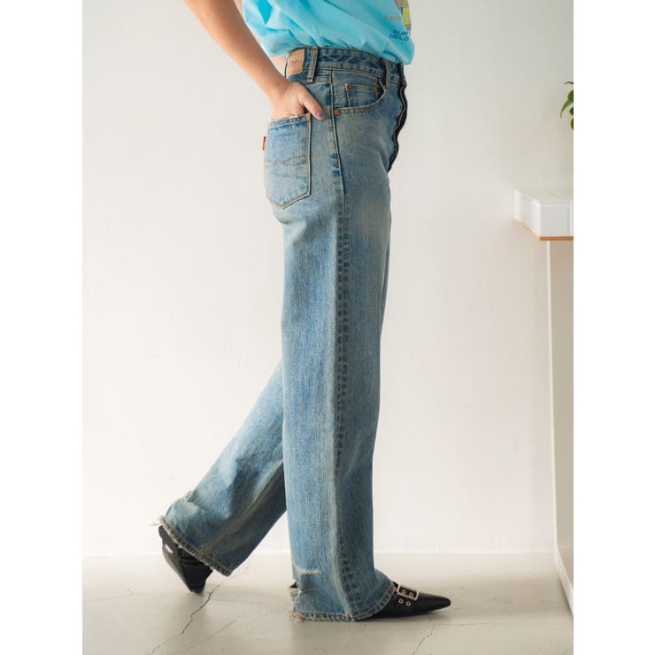 ハイウエストルーズストレートデニム | Ungrid | 詳細画像12 