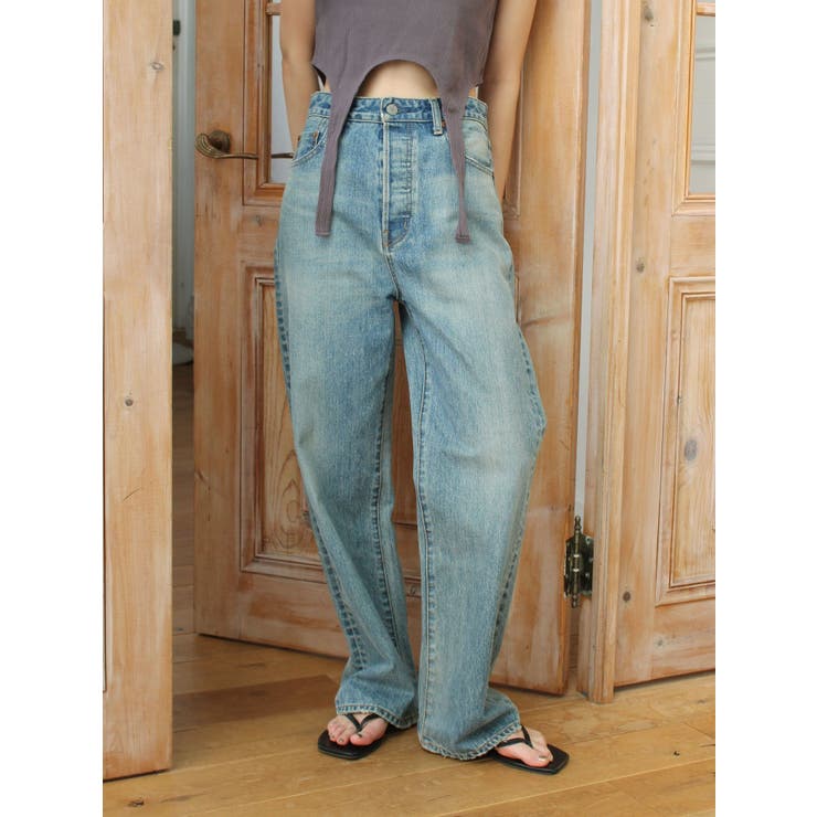 ハイウエストルーズストレートデニム | Ungrid | 詳細画像32 