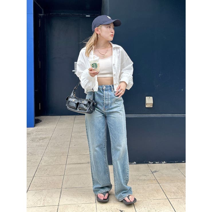 ハイウエストルーズストレートデニム | Ungrid | 詳細画像42 