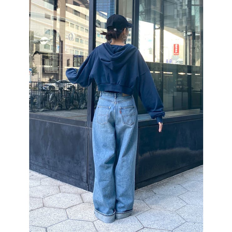 [宅送] ロールアップルーズデニム[品番：MKSW0061542]｜Ungrid（アン パンツ