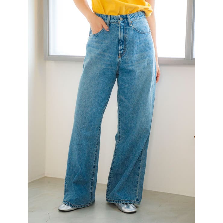 ブルー | ヴィンテージルーズワイドデニム | Ungrid