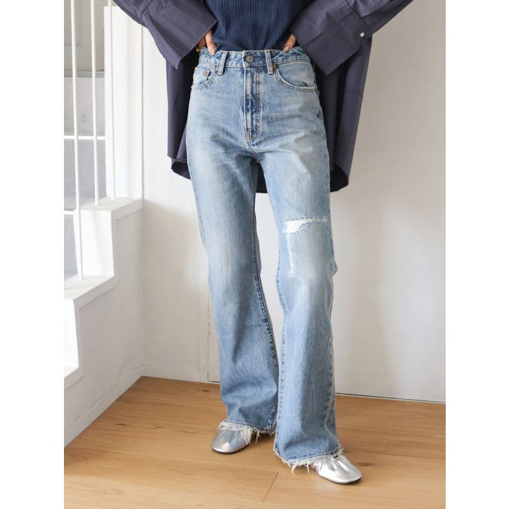 ダメージデザインフレアデニム | Ungrid | 詳細画像28 