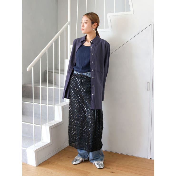 ダメージデザインフレアデニム | Ungrid | 詳細画像33 