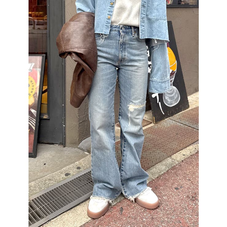 ダメージデザインフレアデニム | Ungrid | 詳細画像34 