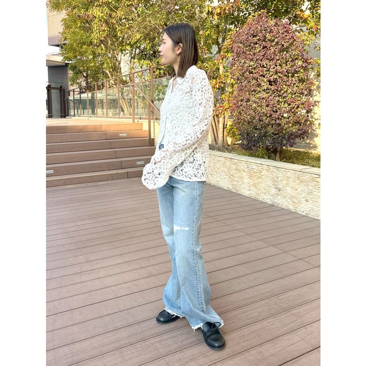 ダメージデザインフレアデニム | Ungrid | 詳細画像40 