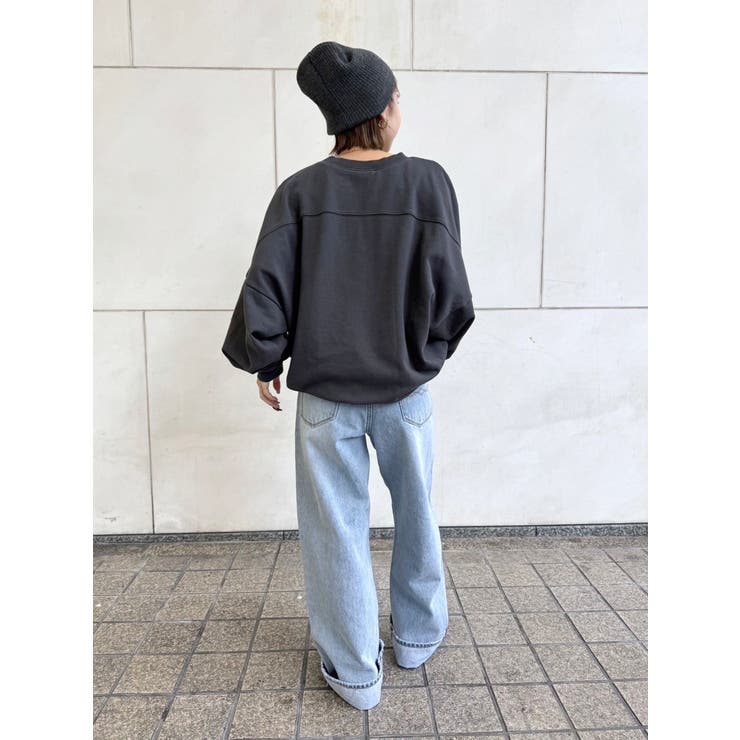WEB限定】ハイウエストワイドストレートデニム[品番：MKSW0062423
