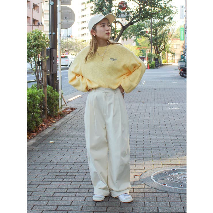 【WEB限定】エンブロイダリーコットン混スラブニット | Ungrid | 詳細画像16 