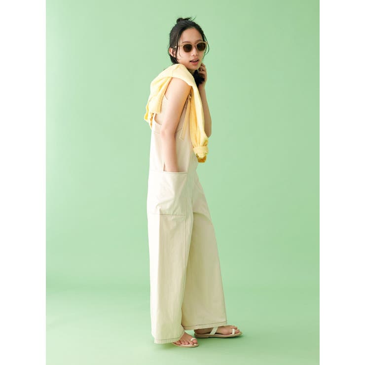 【WEB限定】エンブロイダリーコットン混スラブニット | Ungrid | 詳細画像19 