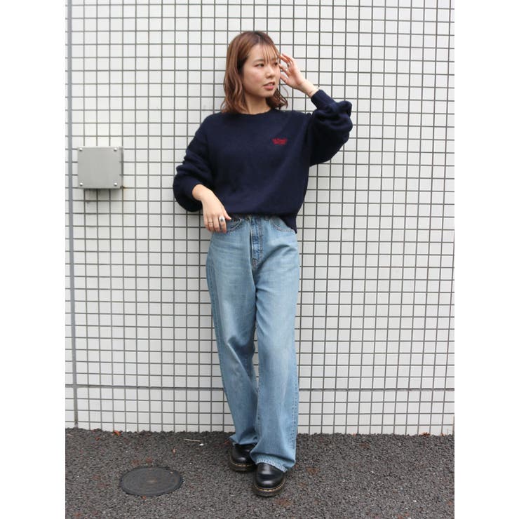 【WEB限定】エンブロイダリーコットン混スラブニット | Ungrid | 詳細画像29 