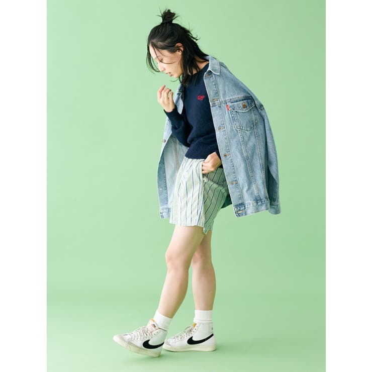 【WEB限定】エンブロイダリーコットン混スラブニット | Ungrid | 詳細画像6 