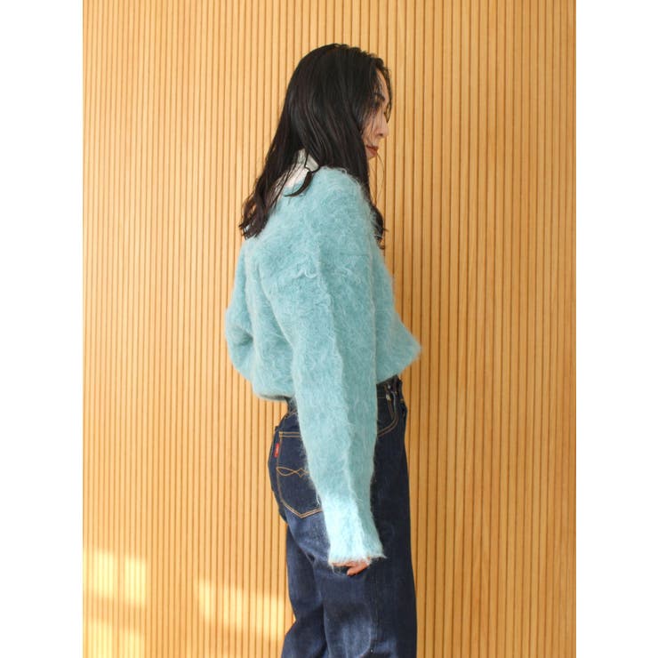 Vネック起毛ルーズニット | Ungrid | 詳細画像37 